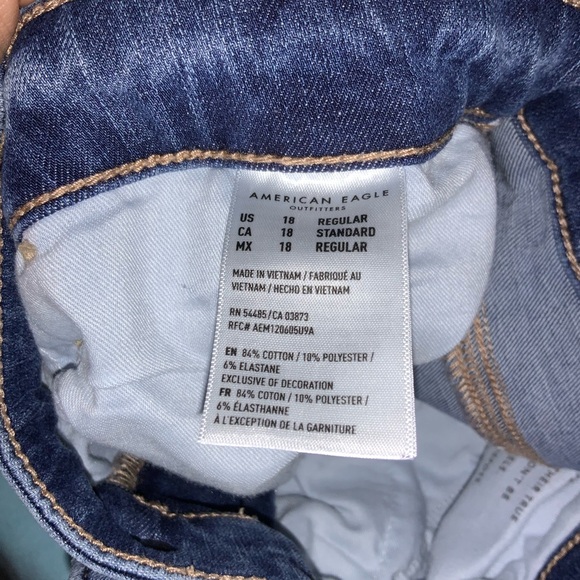 Distressed Blue Women's Jeans - Picture 6 of 6